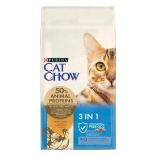 Karma PURINA NESTLE Cat Chow Feline 3in1 Turkey (15 kg )