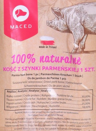 MACED Przysmak dla psa - kość z szynki parmeńskiej 1szt.