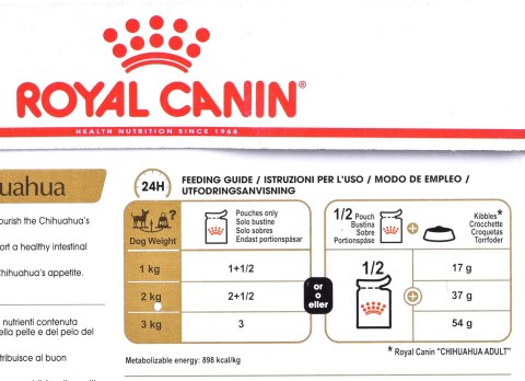 ROYAL CANIN Chihuahua - pakiet 12x85g