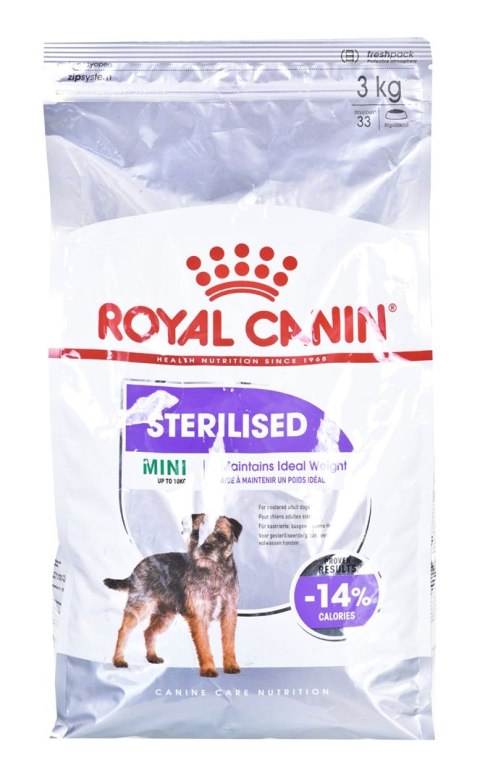 Royal Canin CCN MINI STERILISED - sucha karma dla psa dorosłego - 3kg