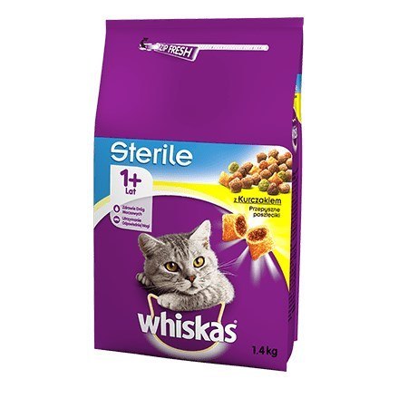 WHISKAS Sterile 1,4kg