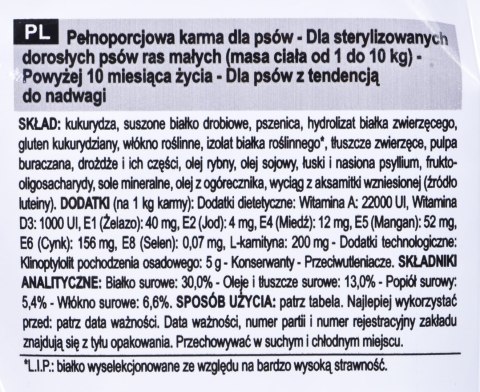 Royal Canin CCN MINI STERILISED - sucha karma dla psa dorosłego - 3kg