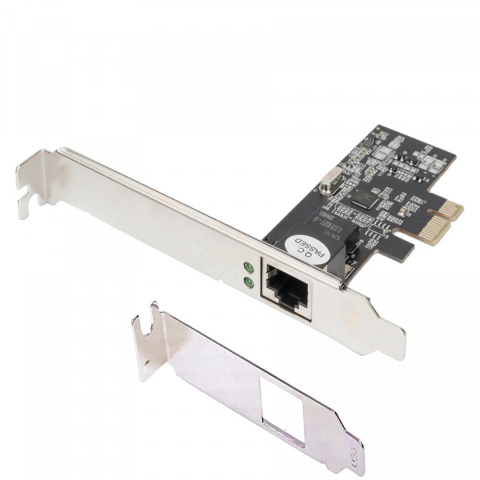 DIGITUS KARTA SIECIOWA PRZEWODOWA PCI EXPRESS 1X RJ45 2.5 GIGABIT ETHERNET 2500MBPS DN-10135