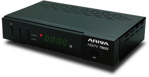 Tuner Ariva T800i HbbTV DVB-T2 H.265 HEVC