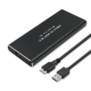 Qoltec Stacja dokująca dysków SSD M.2 SATA | NGFF | USB 3.0