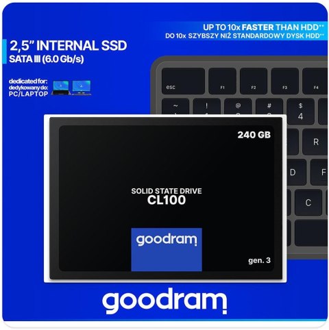 DYSK SSD GOODRAM CL100 G3 240GB SATA3