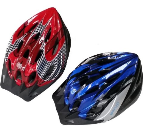 Kask Kolarski Rowerowy Spartan S Czerwony