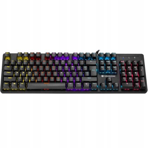 KLAWIATURA MECHANICZNA GAMINGOWA GAMEZONE HITT RGB TRACER