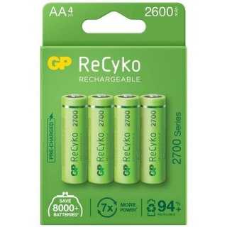 Akumulatorki AA / R6 GP ReCyko 2700 Series Ni-MH 2600mAh blister 4 sztuki