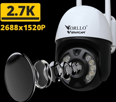 Kamera IP Orllo zewnętrzna obrotowa zoom x10 Z9 PRO