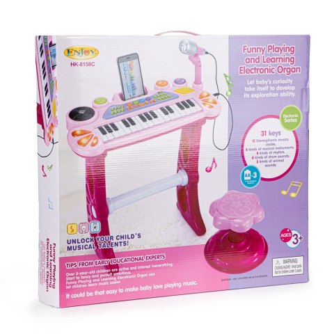 Keyboard organki pianinko z mikrofonem mp3