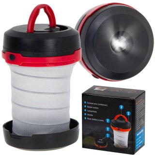 Lampa turystyczna lampka biwakowa pod namiot na biwak 2w1 3tryby