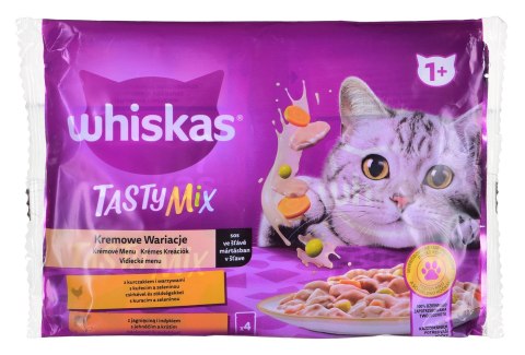 WHISKAS Kremowa zupa tradycyjna - saszetka 4x85g