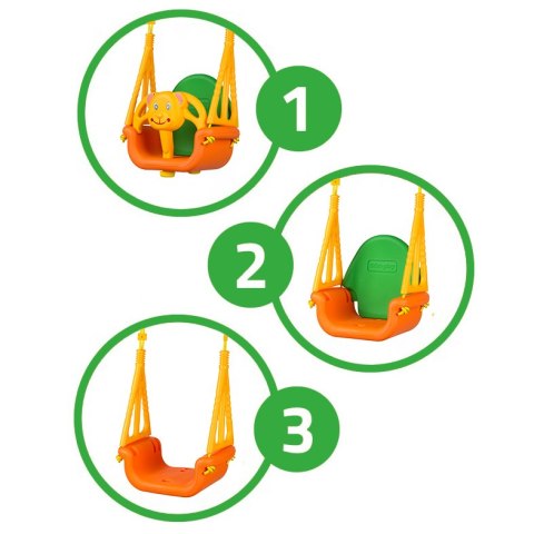 Huśtawka dziecięca ogrodowa domowa dla dzieci 3w1