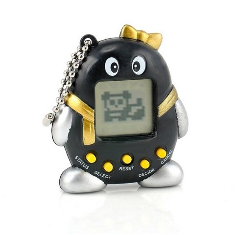 Zabawka Tamagotchi elektroniczna gra zwierzątko czarne