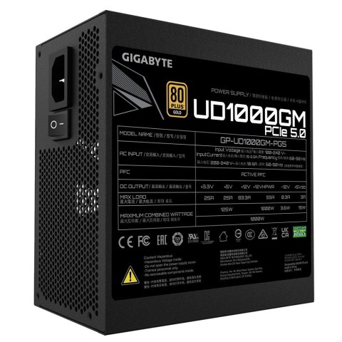 Zasilacz Gigabyte GP-UD1000GM PG5 rev 2.0 1000W 80+