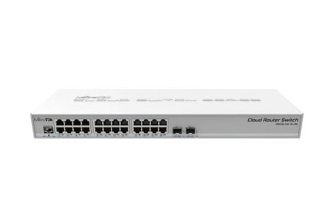 Switch zarządzalny MikroTik CRS328-24P-4S+RM 24x10/100/1000 RJ-45 PoE, 2x10000 SFP+