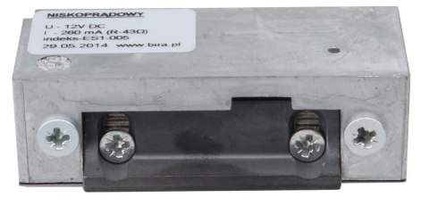 Elektrozaczep BIRA symetryczny ES1-005 12V DC R5 (niskoprądowy)