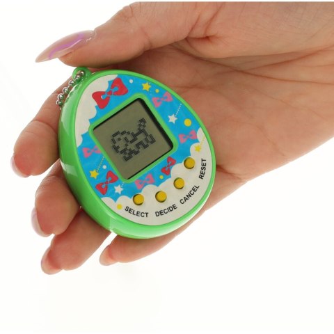 Zabawka Tamagotchi elektroniczna gra jajko zielone