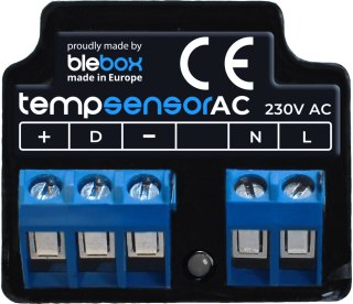 BLEBOX tempsensorAC - TERMOMETR WIFI DO 4 CZUJNIKÓW TEMPERATURY