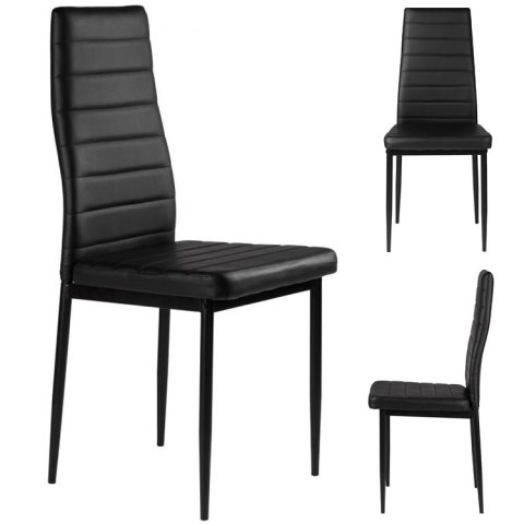 KRZESŁO KRZESŁA ZESTAW KRZESEŁ DO SALONU SKÓRA 4X MODERNHOME KRZESŁO KRZESŁA ZESTAW KRZESEŁ DO SALONU SKÓRA 4X MODERNHOME