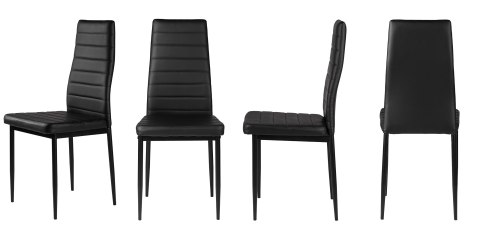 KRZESŁO KRZESŁA ZESTAW KRZESEŁ DO SALONU SKÓRA 4X MODERNHOME KRZESŁO KRZESŁA ZESTAW KRZESEŁ DO SALONU SKÓRA 4X MODERNHOME