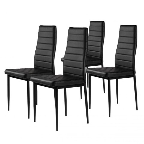 KRZESŁO KRZESŁA ZESTAW KRZESEŁ DO SALONU SKÓRA 4X MODERNHOME KRZESŁO KRZESŁA ZESTAW KRZESEŁ DO SALONU SKÓRA 4X MODERNHOME