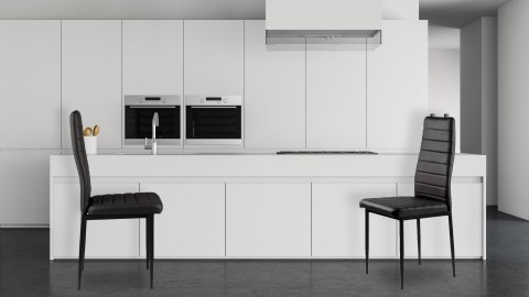 KRZESŁO KRZESŁA ZESTAW KRZESEŁ DO SALONU SKÓRA 4X MODERNHOME KRZESŁO KRZESŁA ZESTAW KRZESEŁ DO SALONU SKÓRA 4X MODERNHOME