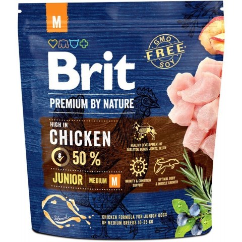 Brit Premium By Nature M JUNIOR 1kg