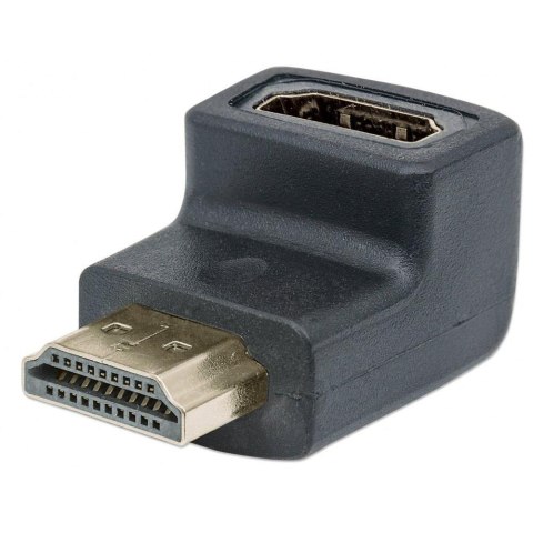 Adapter kątowy Manhattan HDMI Dolny HDMI-HDMI M/F 4K*60Hz