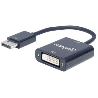 Kabel adapter Manhattan DisplayPort 1.2a / DVI-D 24+1 aktywny 0,23m