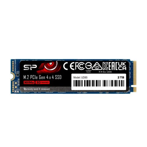 Dysk SSD Silicon Power UD85 250GB M.2 PCIe NVMe Gen4x4 NVMe 1.4 3300/1300 MB/s