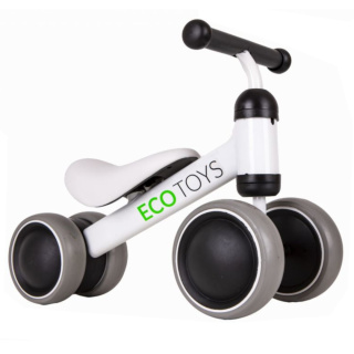 Rowerek biegowy mini rower Practise White Ecotoys