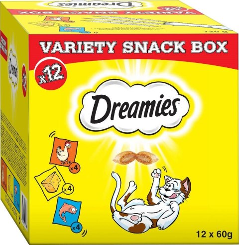 DREAMIES przysmak smaków dla kota mix 12x60g