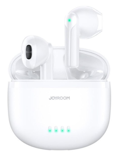 Joyroom słuchawki TWS bezprzewodowe ENC wodoodporne IPX4 Bluetooth 5.3 biały JR-TL11