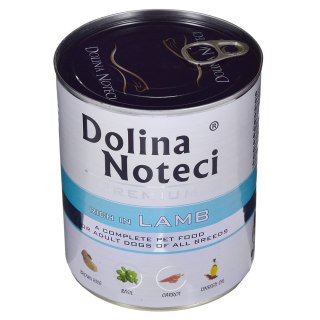 DOLINA NOTECI Premium bogata w jagnięcinę - mokra karma dla psa - 800g