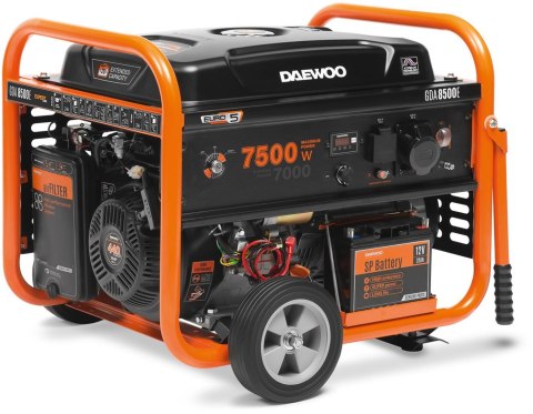 ZESTAW AGREGAT PRĄDOTWÓRCZY DAEWOO GDA 8500E 7.0kW + 2x GENERATOR OIL SAE 10W-30 DWO 600