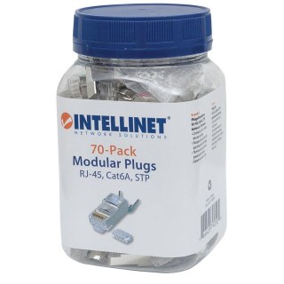 Wtyk Intellinet RJ45 8P/8C STP Cat.6a drut / linka 70szt.