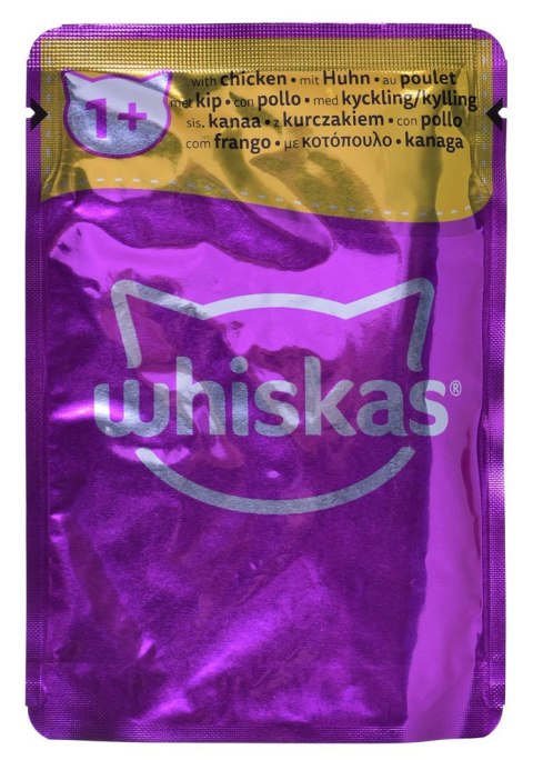 WHISKAS saszetki mix w sosie dla kota 80x85g