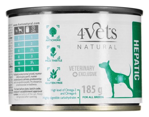 4VETS NATURAL - Hepatic Dog 185g