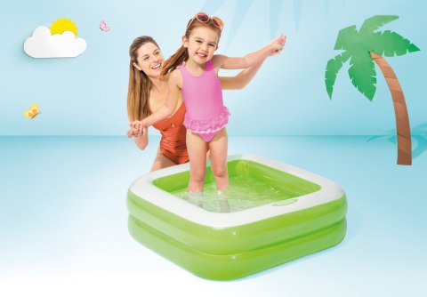 Basen brodzik dla dzieci pompowany 57100 Zielony - INTEX Basen brodzik dla dzieci pompowany 57100 Zielony - INTEX