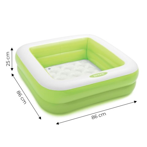 Basen brodzik dla dzieci pompowany 57100 Zielony - INTEX Basen brodzik dla dzieci pompowany 57100 Zielony - INTEX