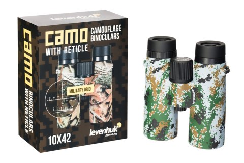 Lornetka Levenhuk Camo Dots 10x42 z celownikiem