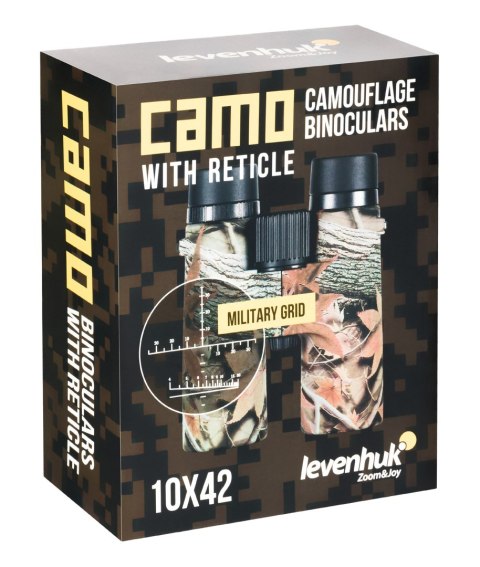 Lornetka Levenhuk Camo Dots 10x42 z celownikiem