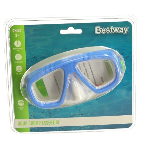 BESTWAY 22011 Okulary maska do pływania nurkowania niebieskie