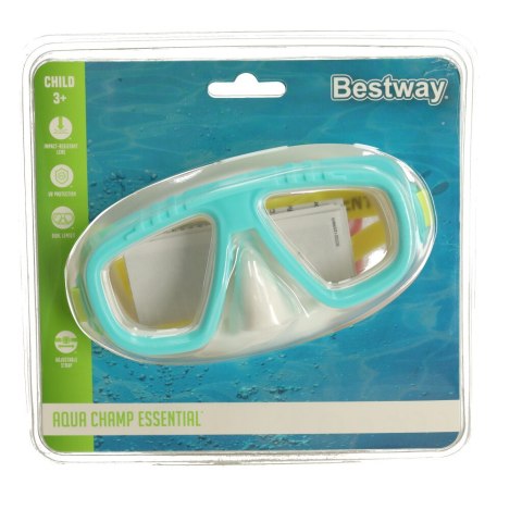 BESTWAY 22011 Okulary maska do pływania nurkowania zielone