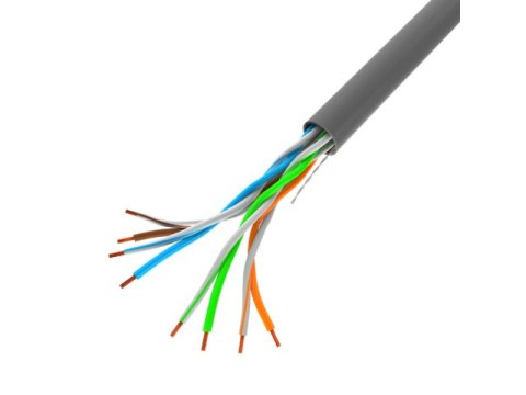 Kabel UTP Lanberg LCU5-10CC-0305-S (U/UTP - U/UTP ; UTP; 305m; kat. 5e; kolor szary)