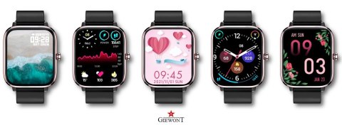 Smartwatch Giewont GW230-3 Różowe Złoto-Czarny