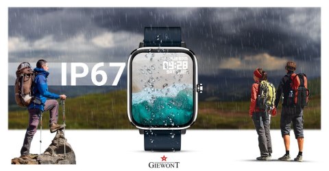 Smartwatch Giewont GW230-4 Srebrno-Niebieski