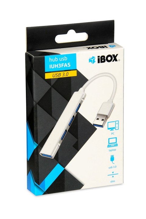 HUB I-BOX 4-PORTOWY USB3.0 + USB 2.0, SLIM